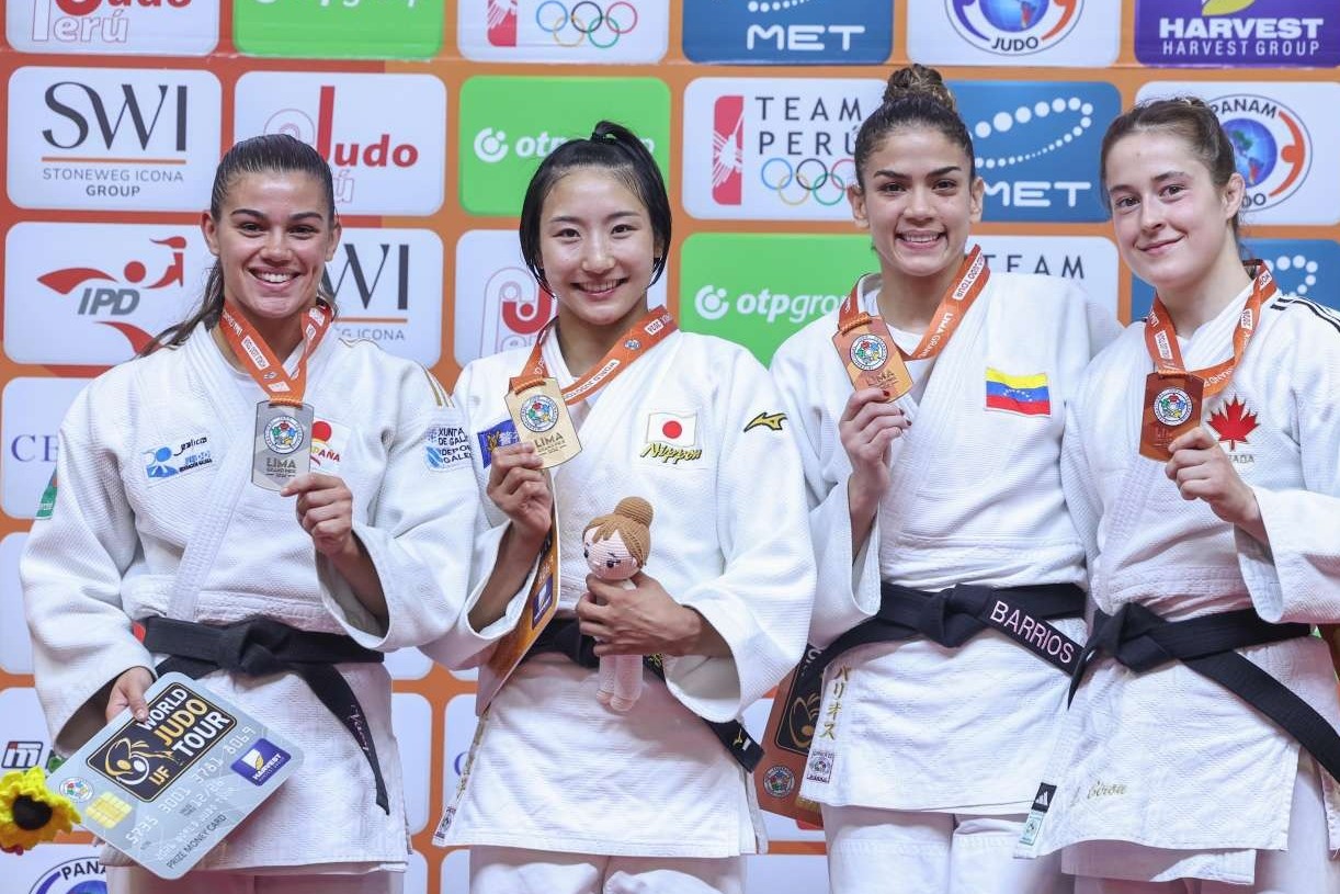 Anriquelis Barrios conquista el bronce en el Grand Prix de Judo de Lima